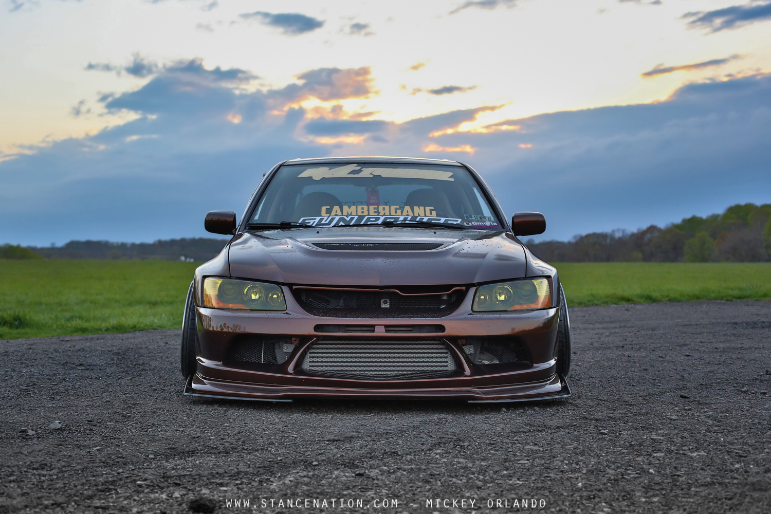 bagged wide mitsubishi evo-12