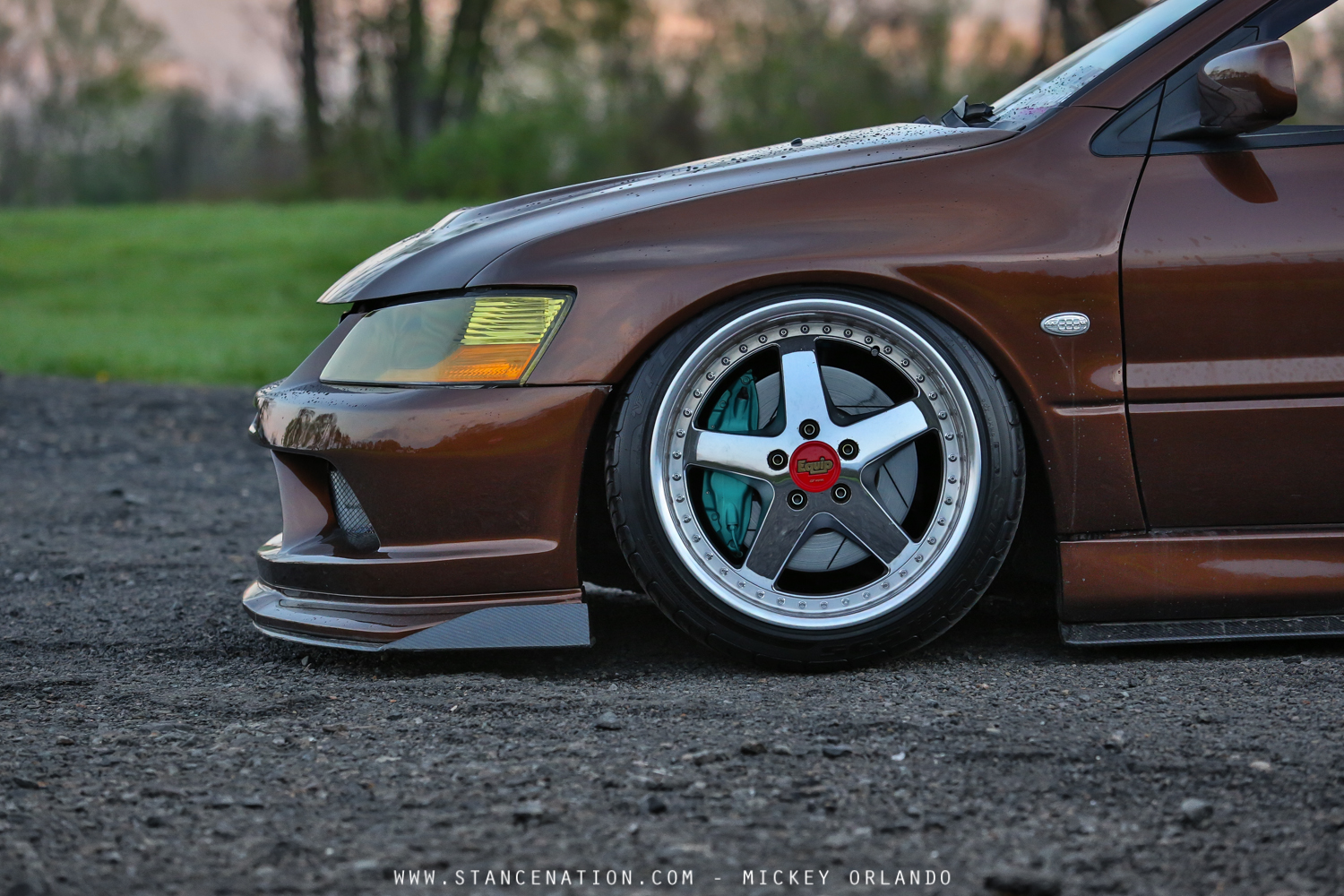 bagged wide mitsubishi evo-20