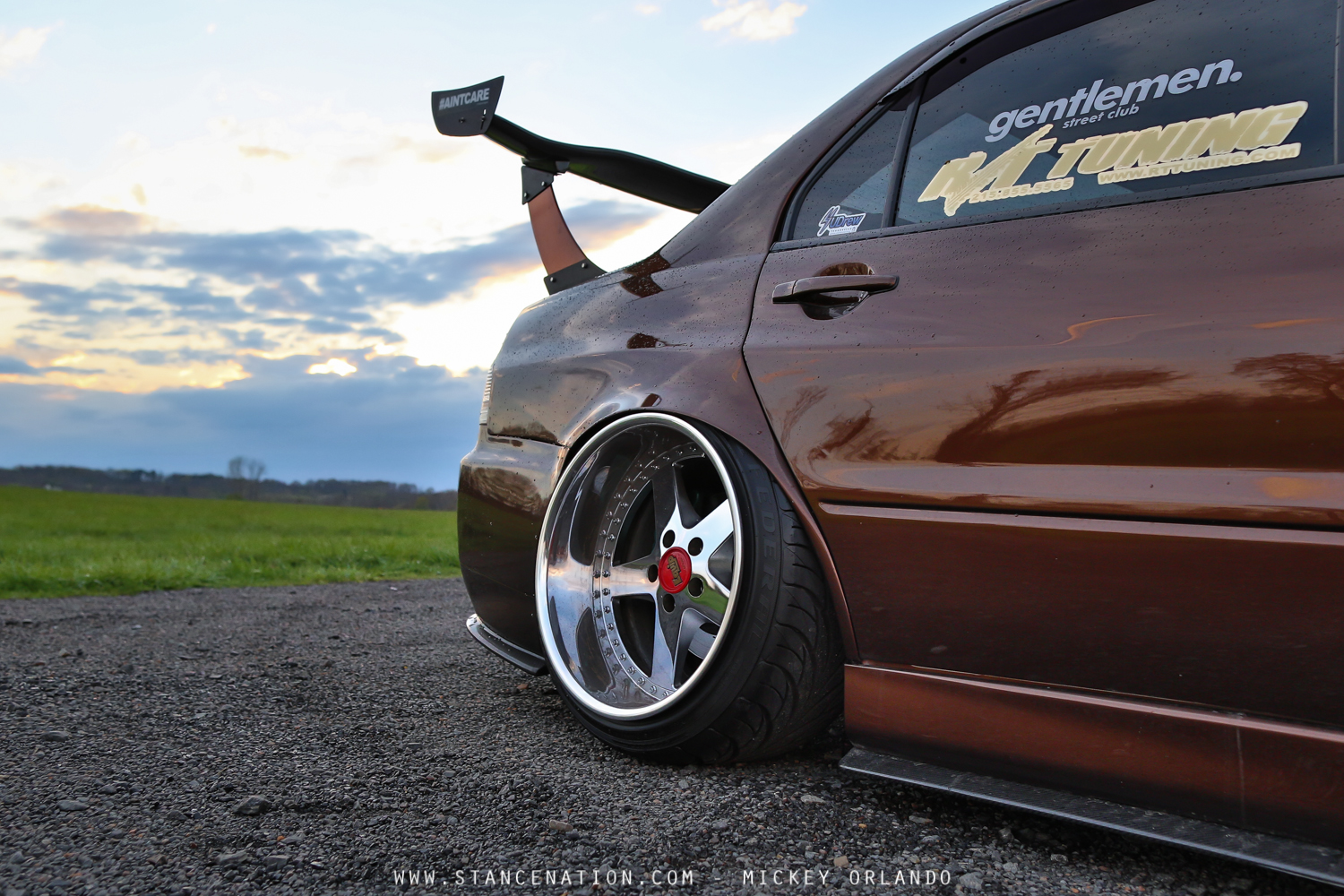 bagged wide mitsubishi evo-4