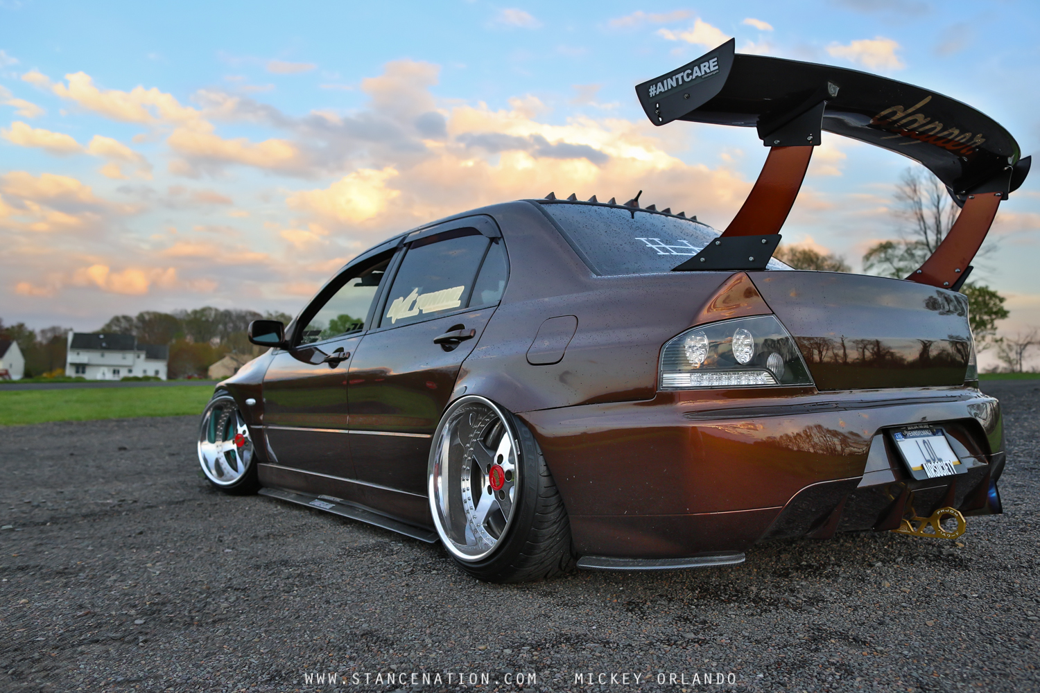 bagged wide mitsubishi evo-5