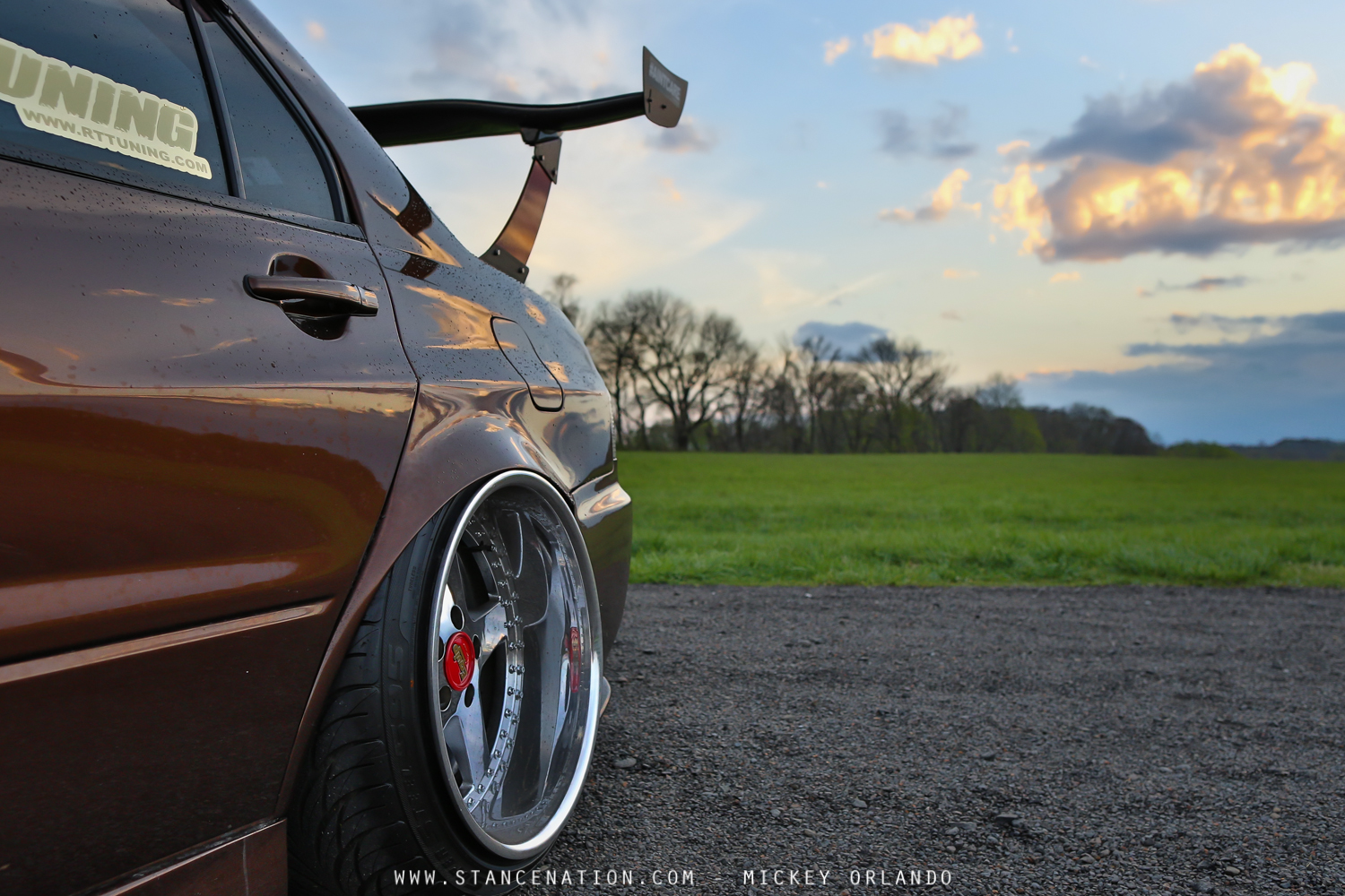 bagged wide mitsubishi evo-7