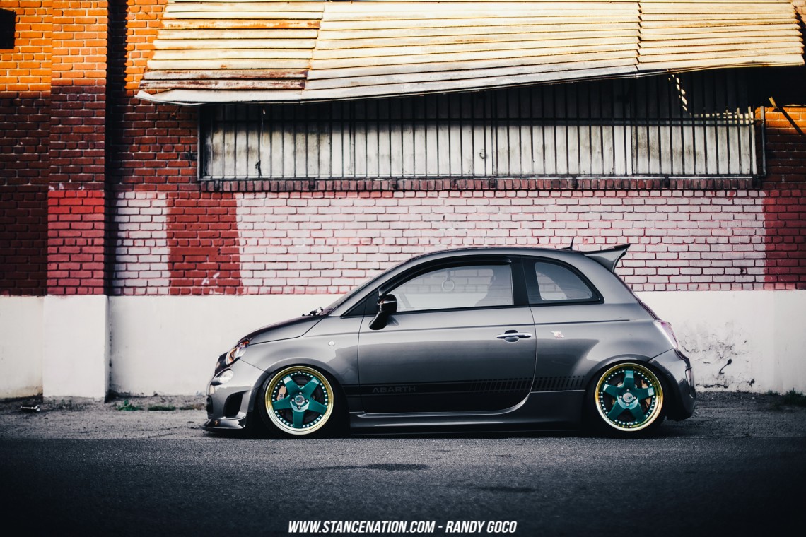 Stanced Fiat 500 Abarth-10