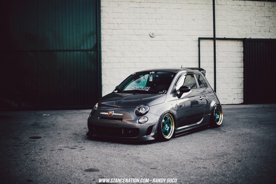 Stanced Fiat 500 Abarth-11