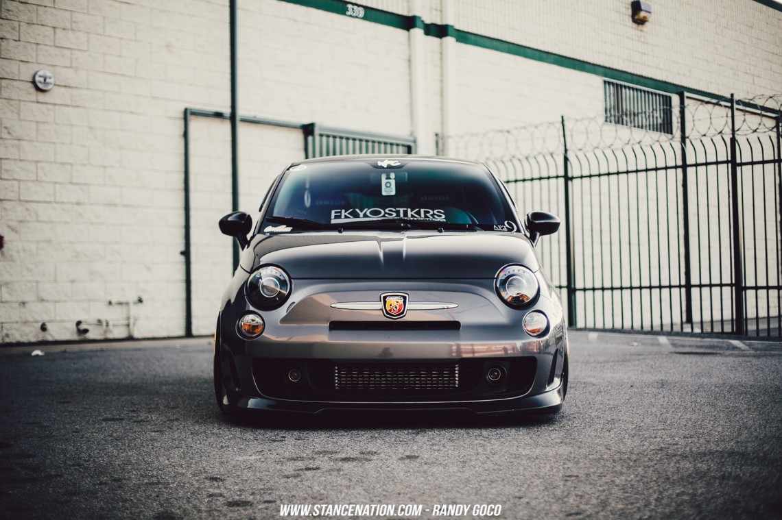 Stanced Fiat 500 Abarth-12