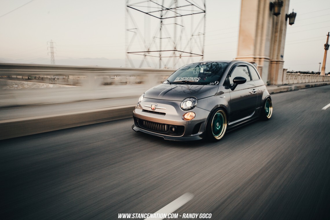 Stanced Fiat 500 Abarth-14