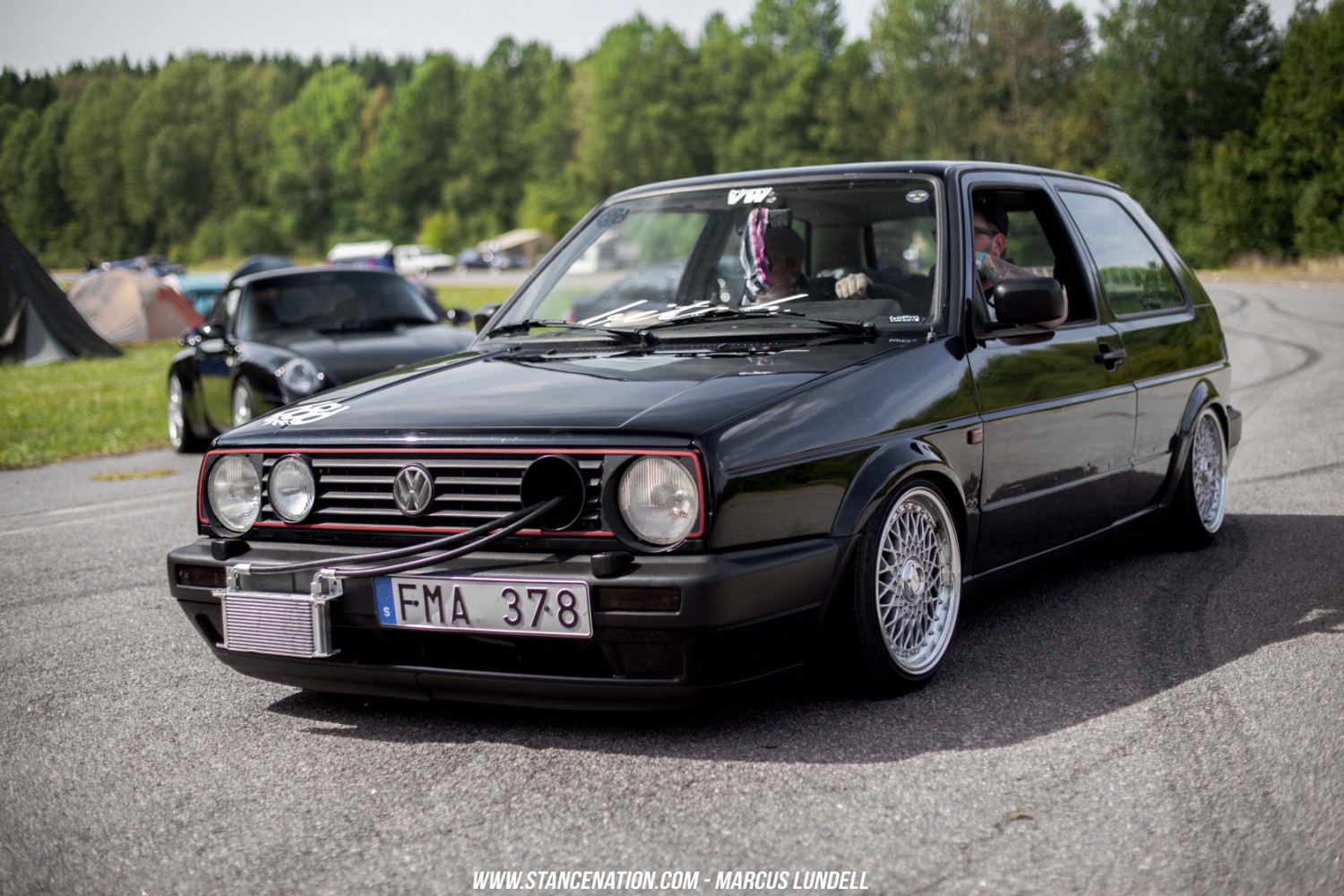 Volkswagen Golf mk2 стэнс