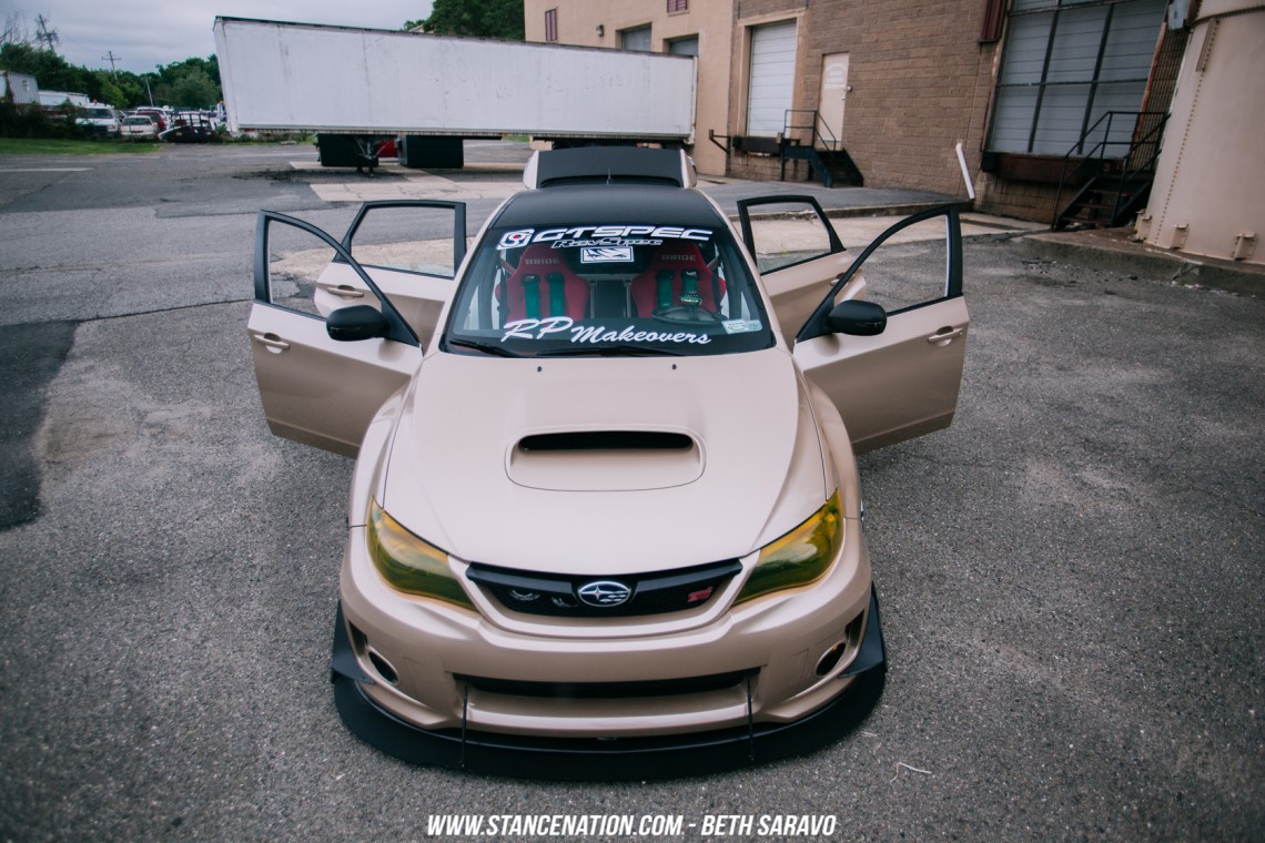 Slammed Subaru STI-58