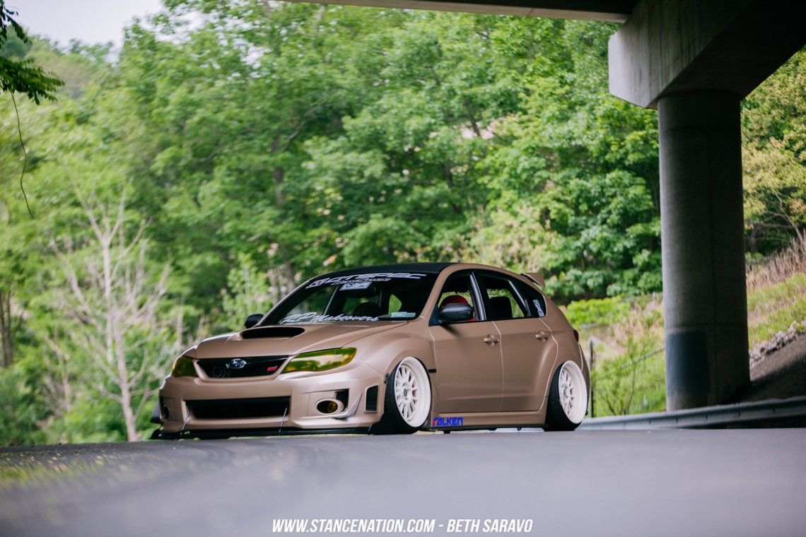 Slammed Subaru STI-61