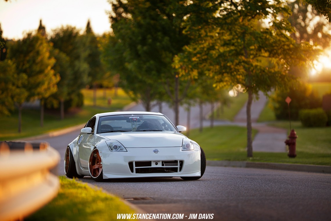 Stanced Bagged Nissan 350Z-6