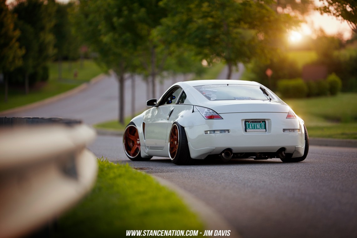 Stanced Bagged Nissan 350Z-8