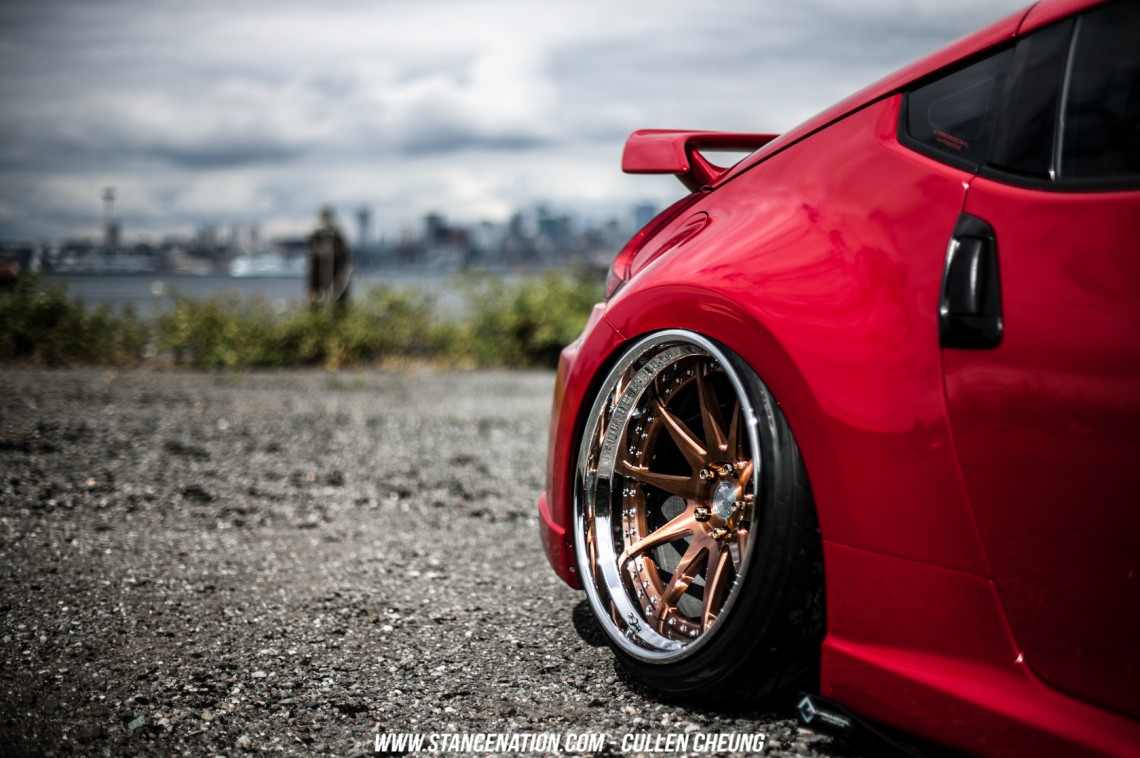 Stanced Bagged Nissan 370Z-11