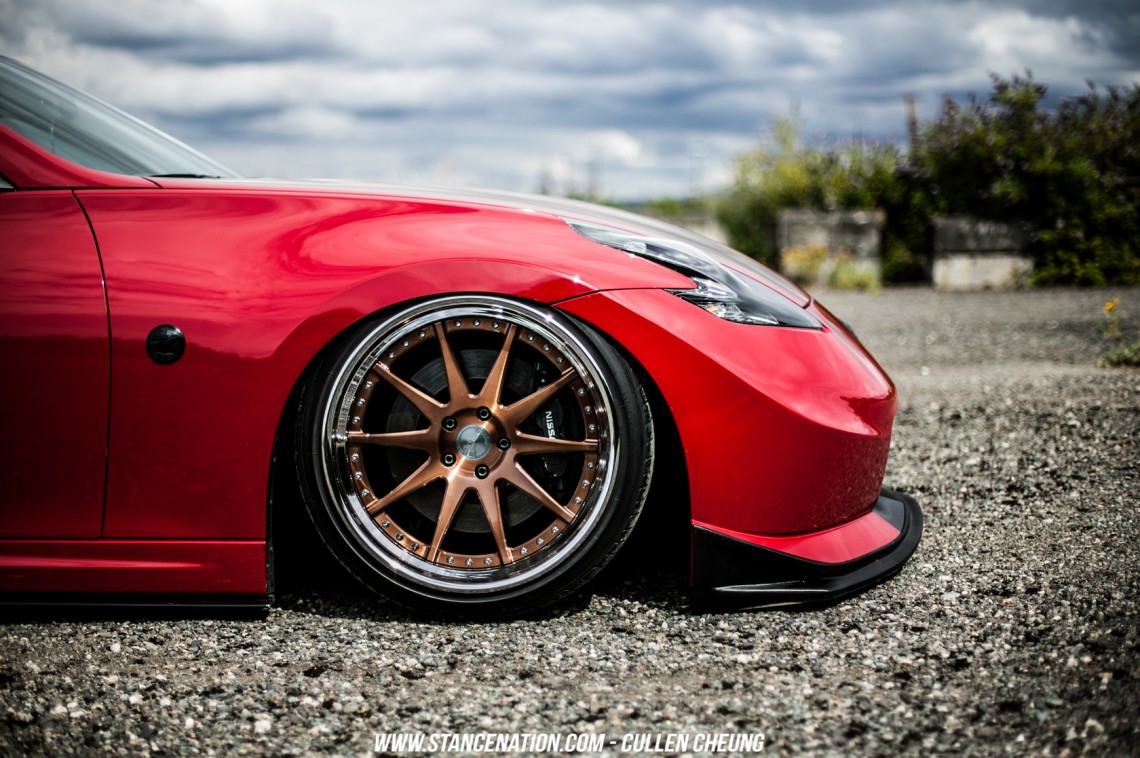 Stanced Bagged Nissan 370Z-12