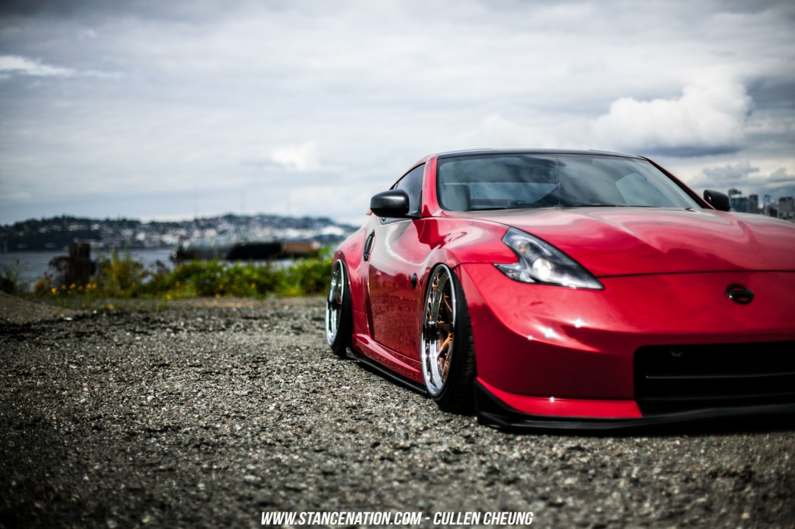 Stanced Bagged Nissan 370Z-13