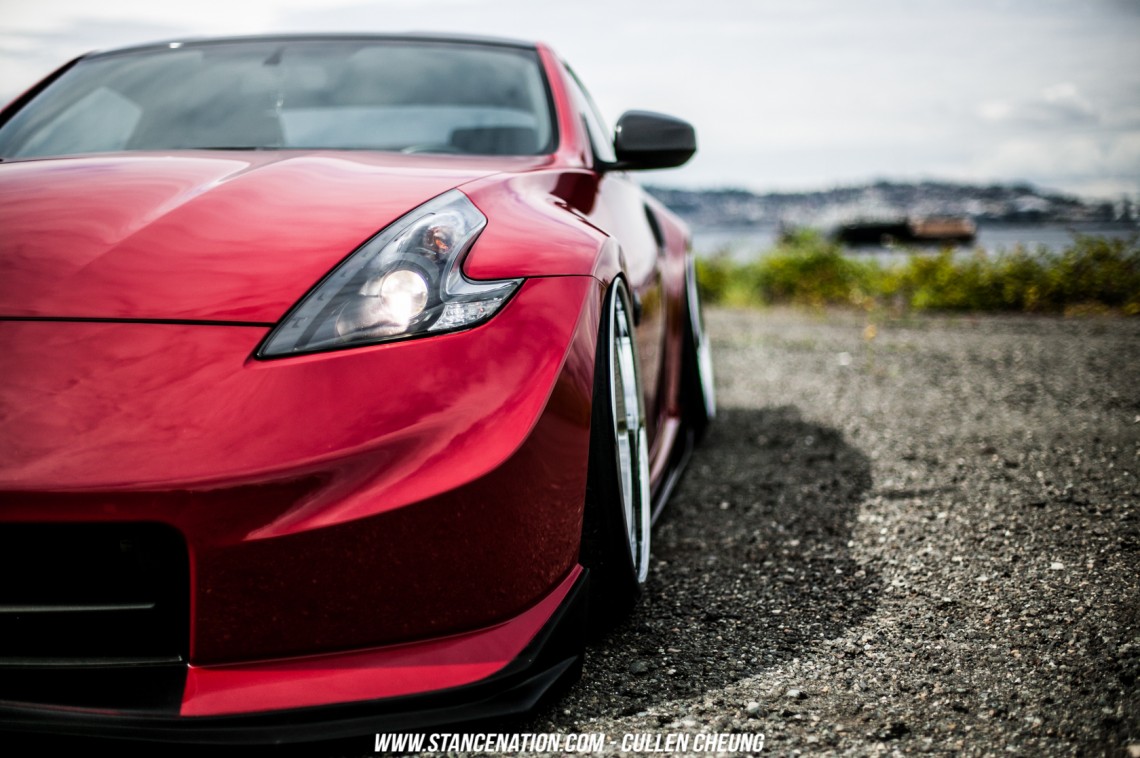 Stanced Bagged Nissan 370Z-17