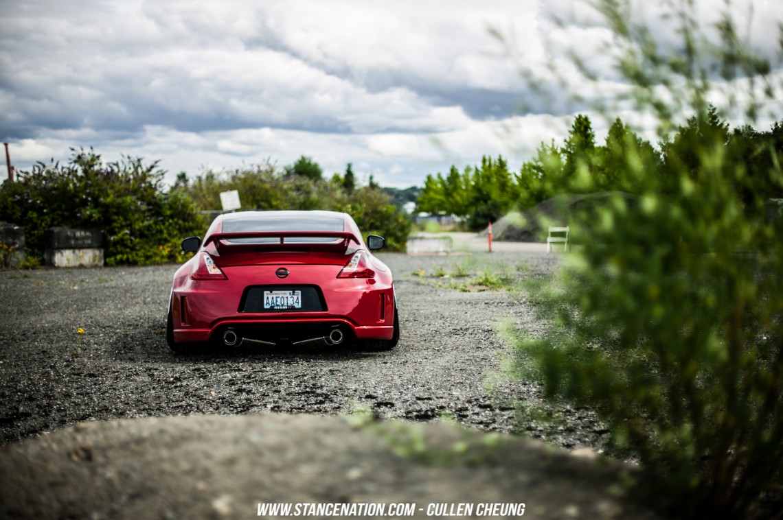 Stanced Bagged Nissan 370Z-25