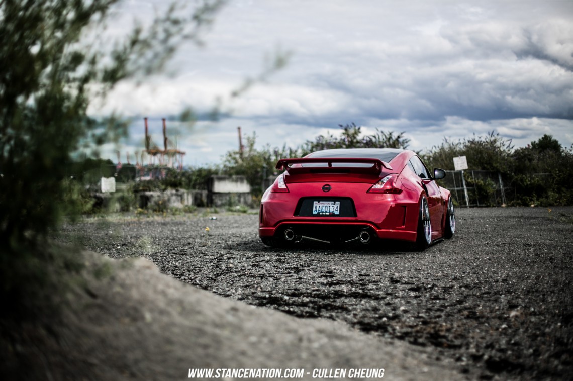 Stanced Bagged Nissan 370Z-26