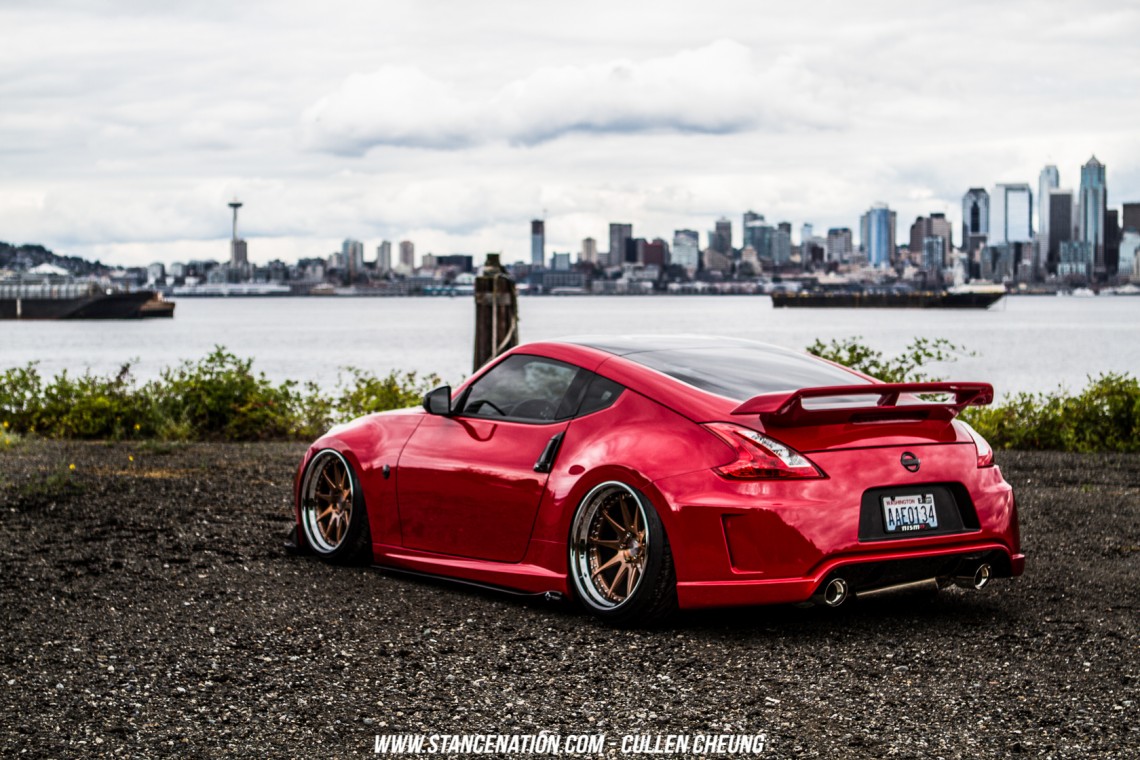 Stanced Bagged Nissan 370Z-28