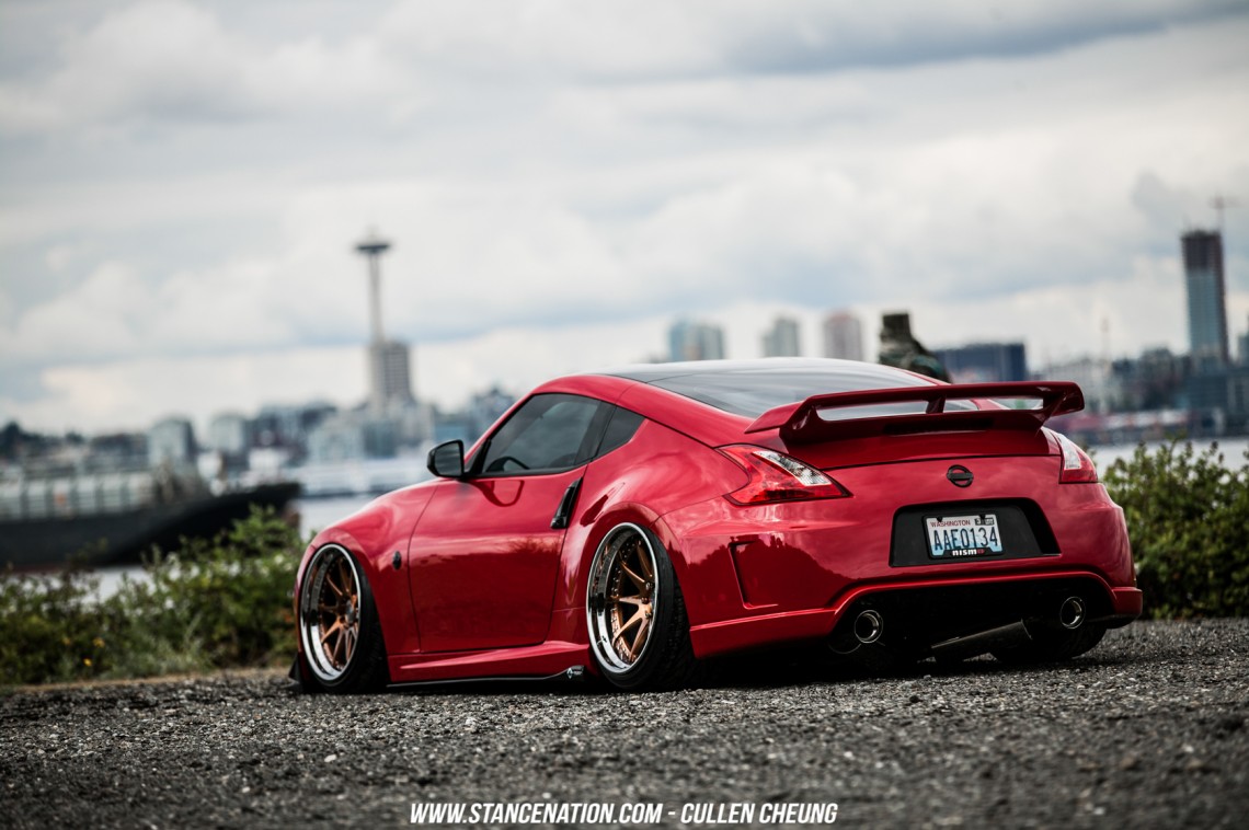 Stanced Bagged Nissan 370Z-4