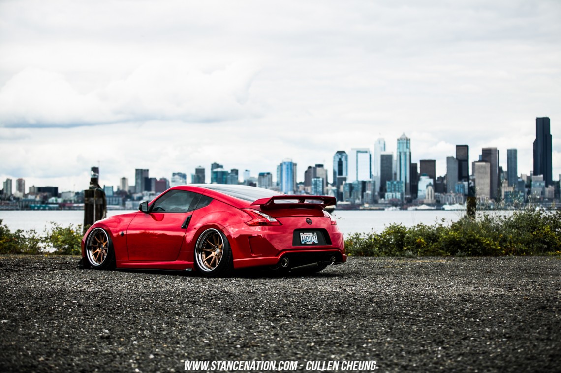Stanced Bagged Nissan 370Z-5