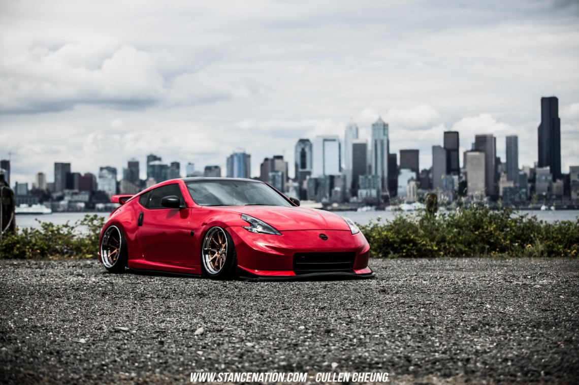 Stanced Bagged Nissan 370Z-8