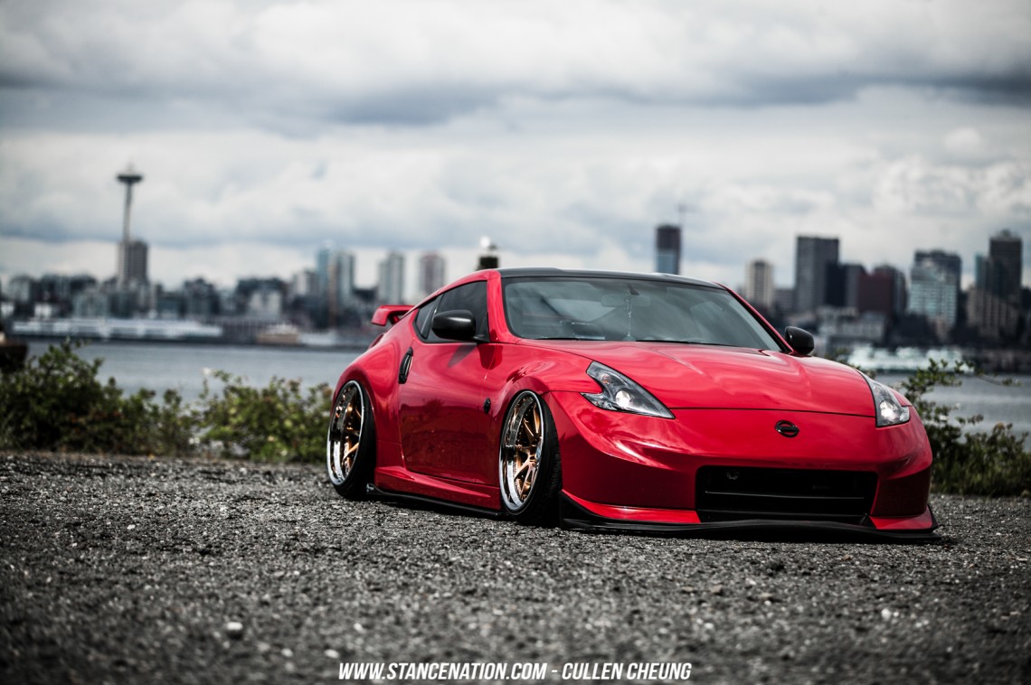 Stanced Bagged Nissan 370Z-9