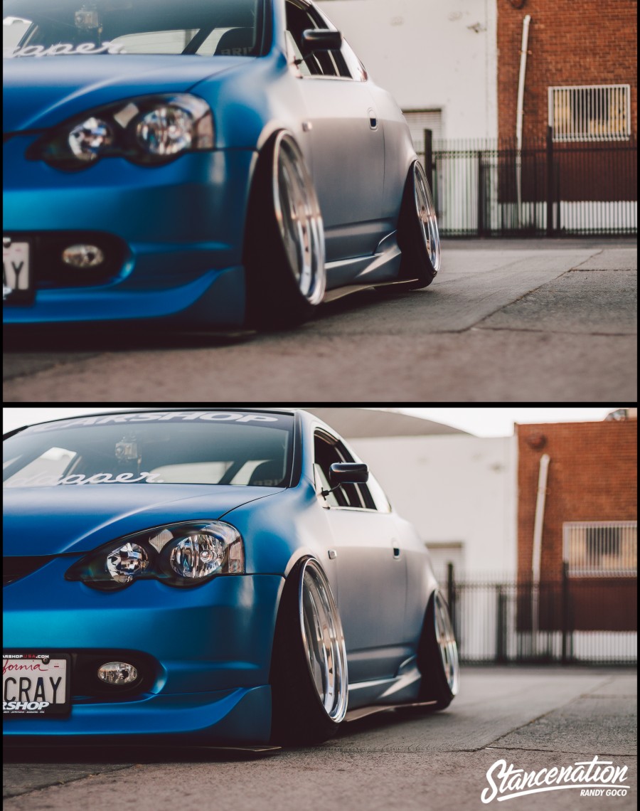 Slammed Acura RSX on Rotiform Wheels-11