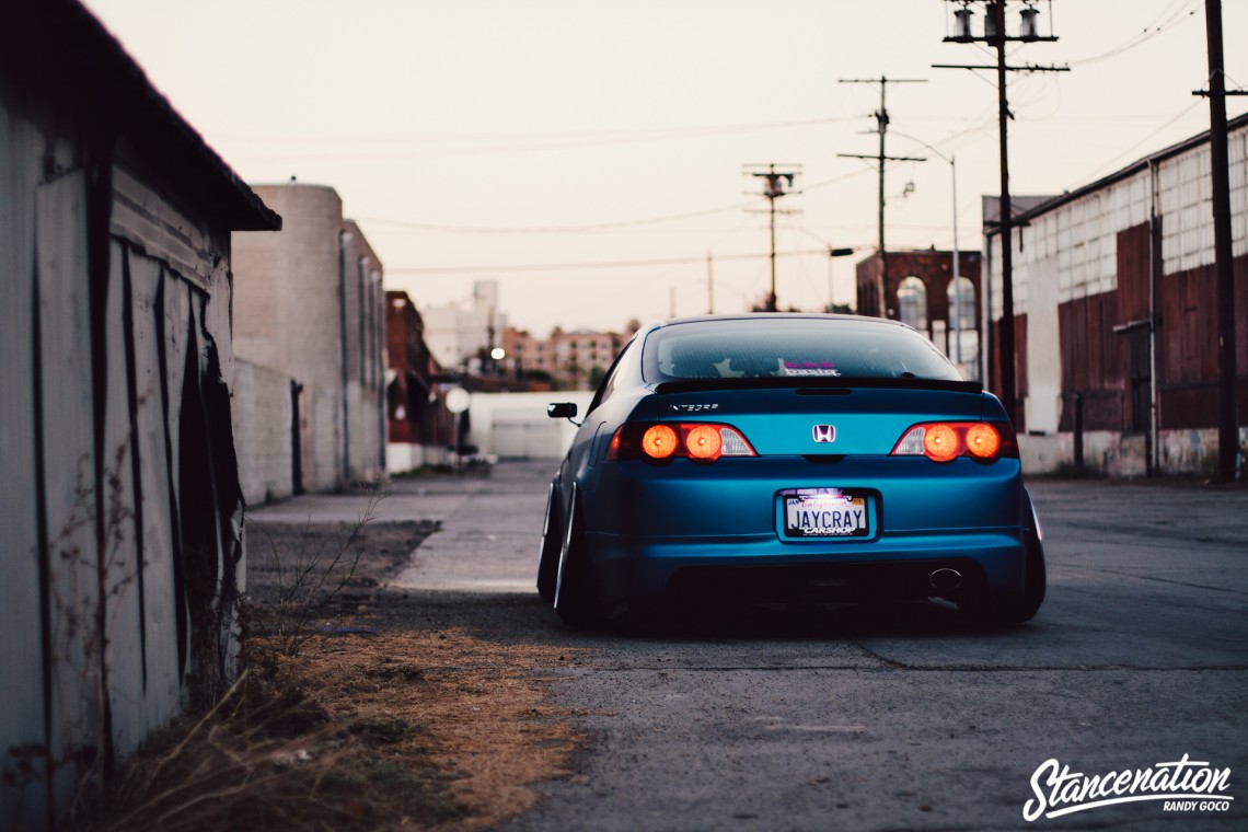 Slammed Acura RSX on Rotiform Wheels-2