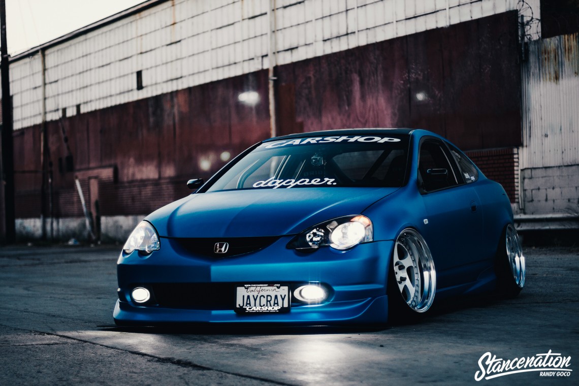 Slammed Acura RSX on Rotiform Wheels-32