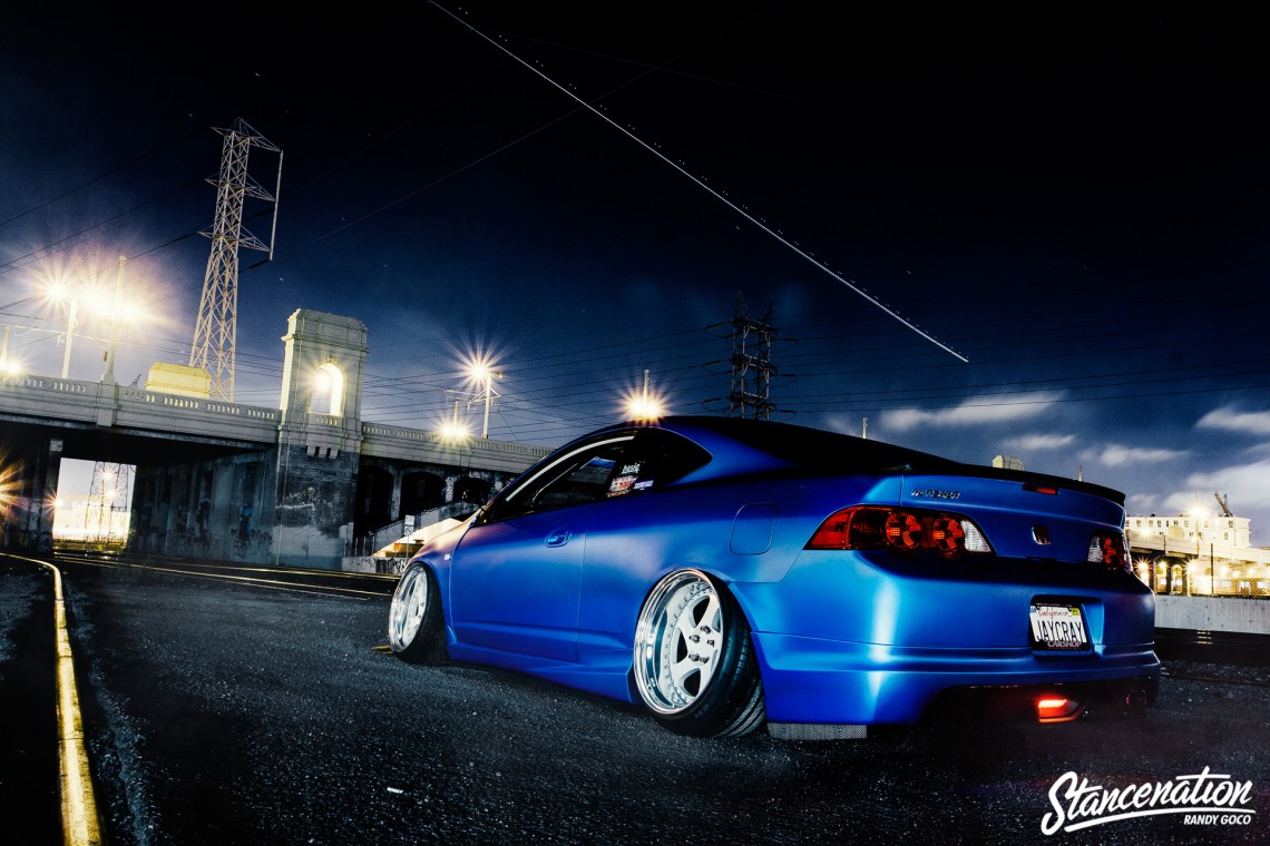 Slammed Acura RSX on Rotiform Wheels-36