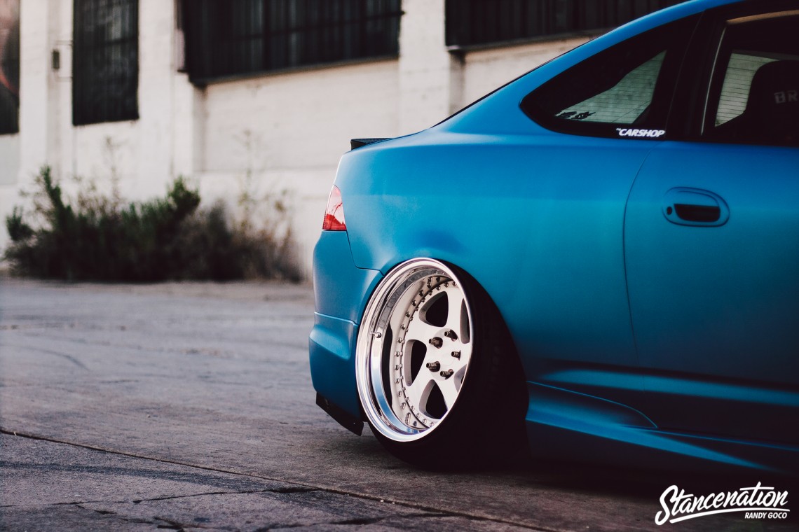 Slammed Acura RSX on Rotiform Wheels-4