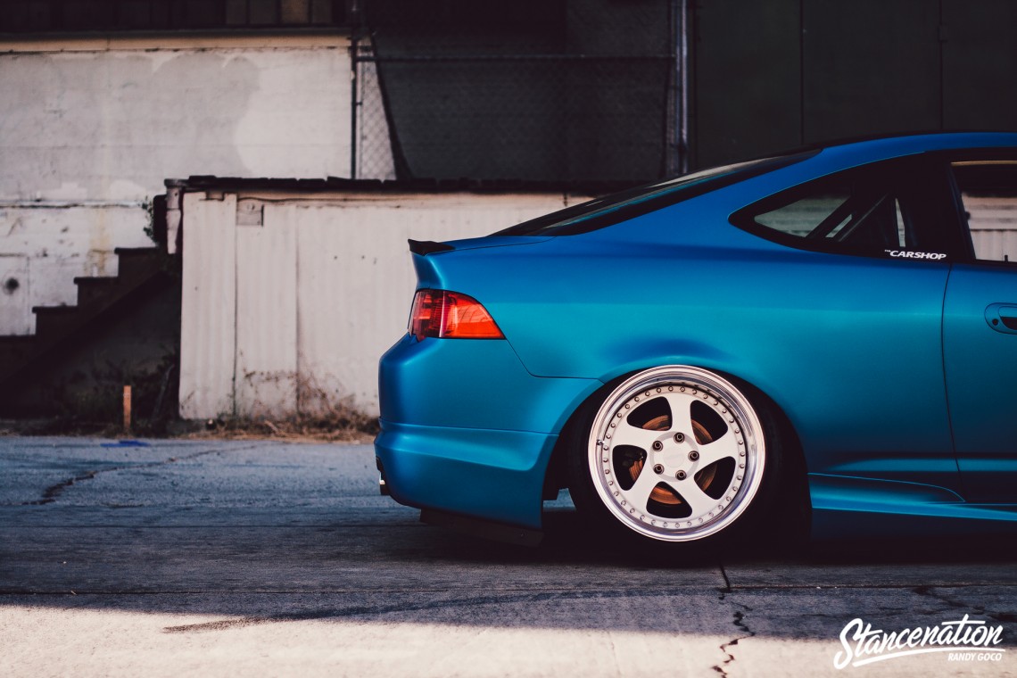 Slammed Acura RSX on Rotiform Wheels-5