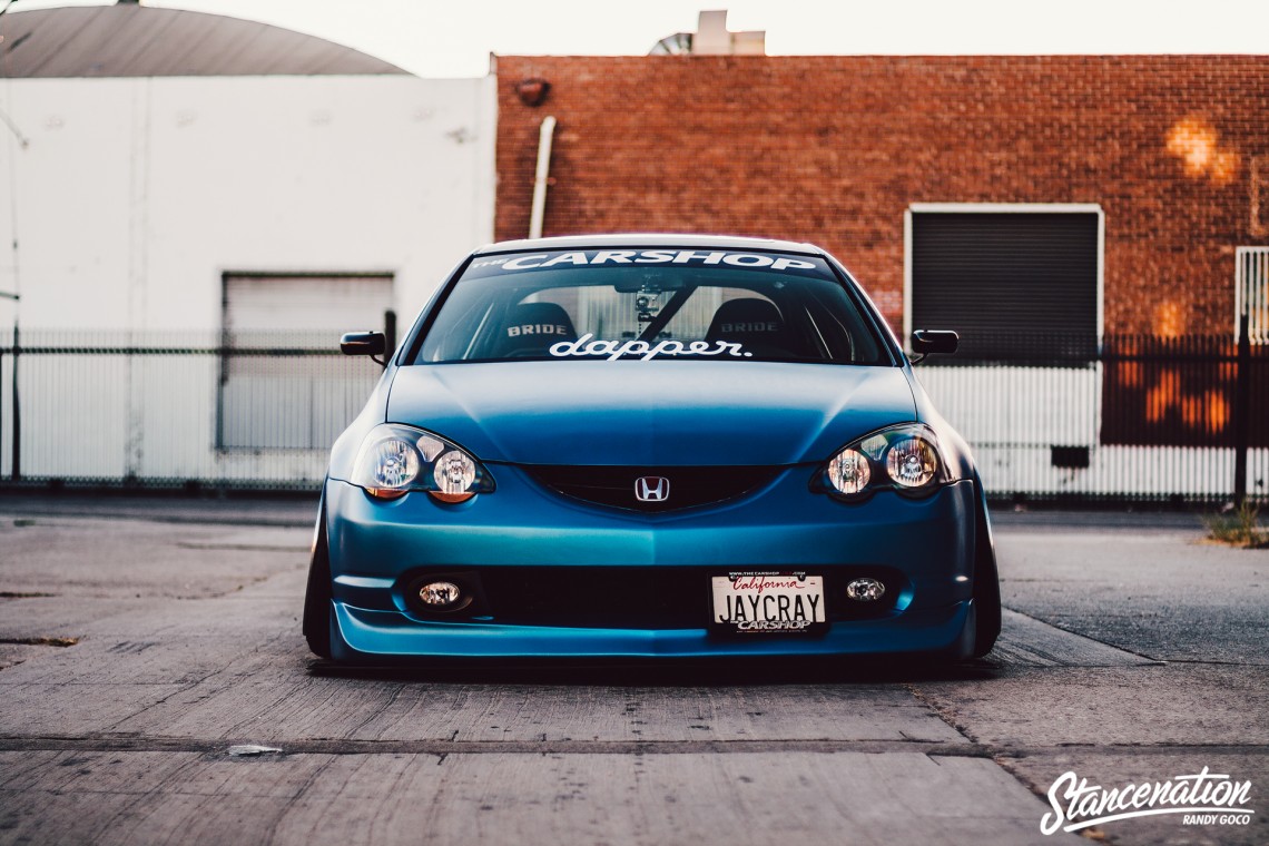 Slammed Acura RSX on Rotiform Wheels-6