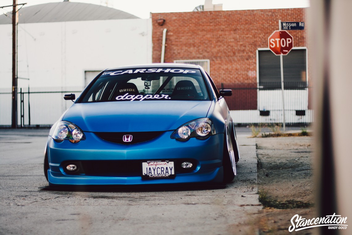 Slammed Acura RSX on Rotiform Wheels-8