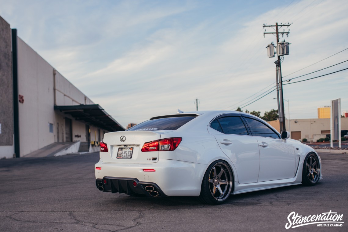 Clean Lexus ISF on TE37-4