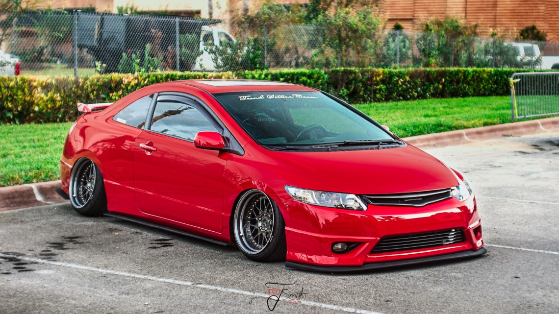 Slammed Civic. StanceNation™ // Form > Function