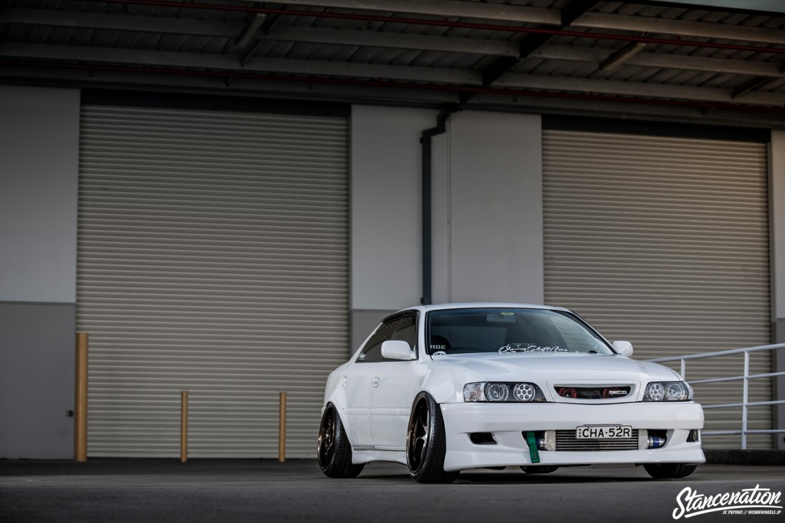 StanceNation CR2P Work Wheels Toyota JZX100-35