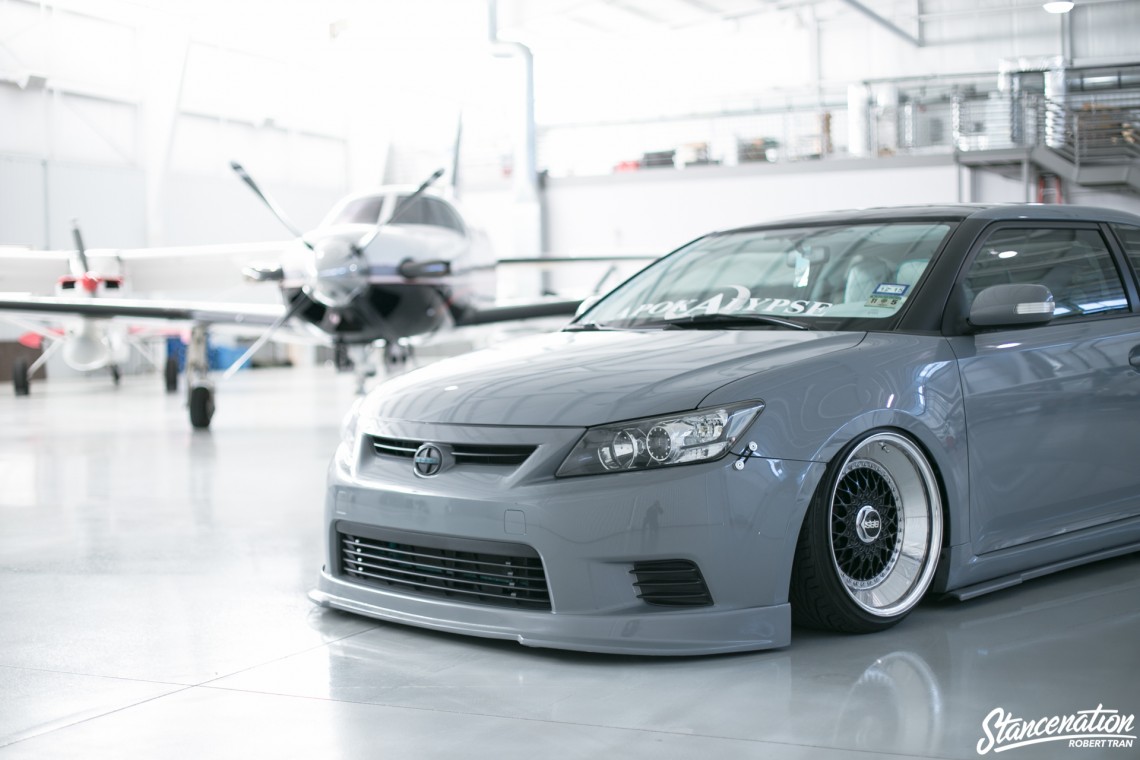 Slammed Scion tC-1