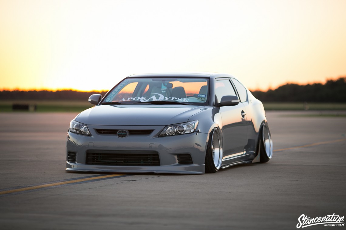 Slammed Scion tC-12