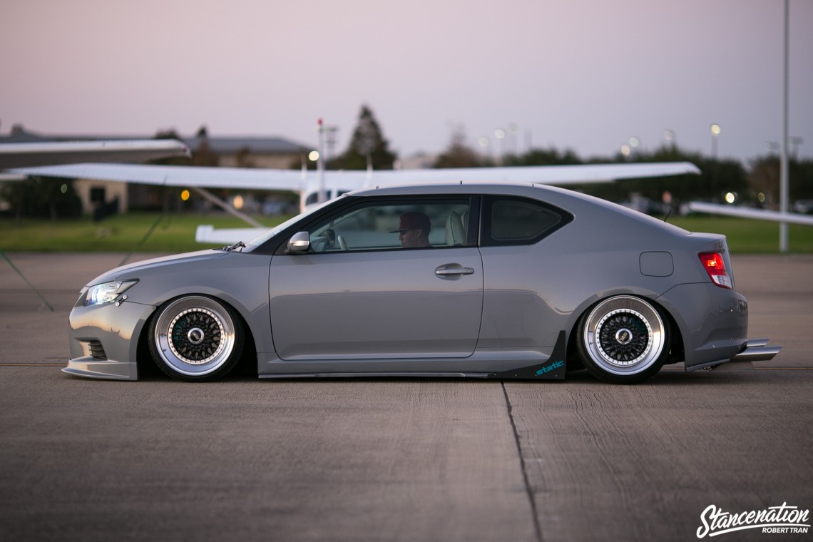 Slammed Scion tC-18