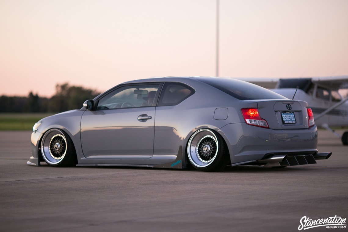 Slammed Scion tC-19