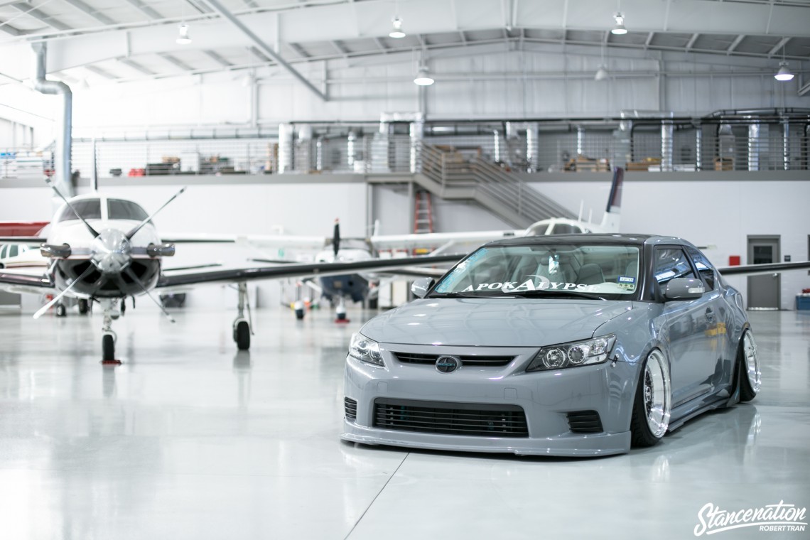 Slammed Scion tC-2