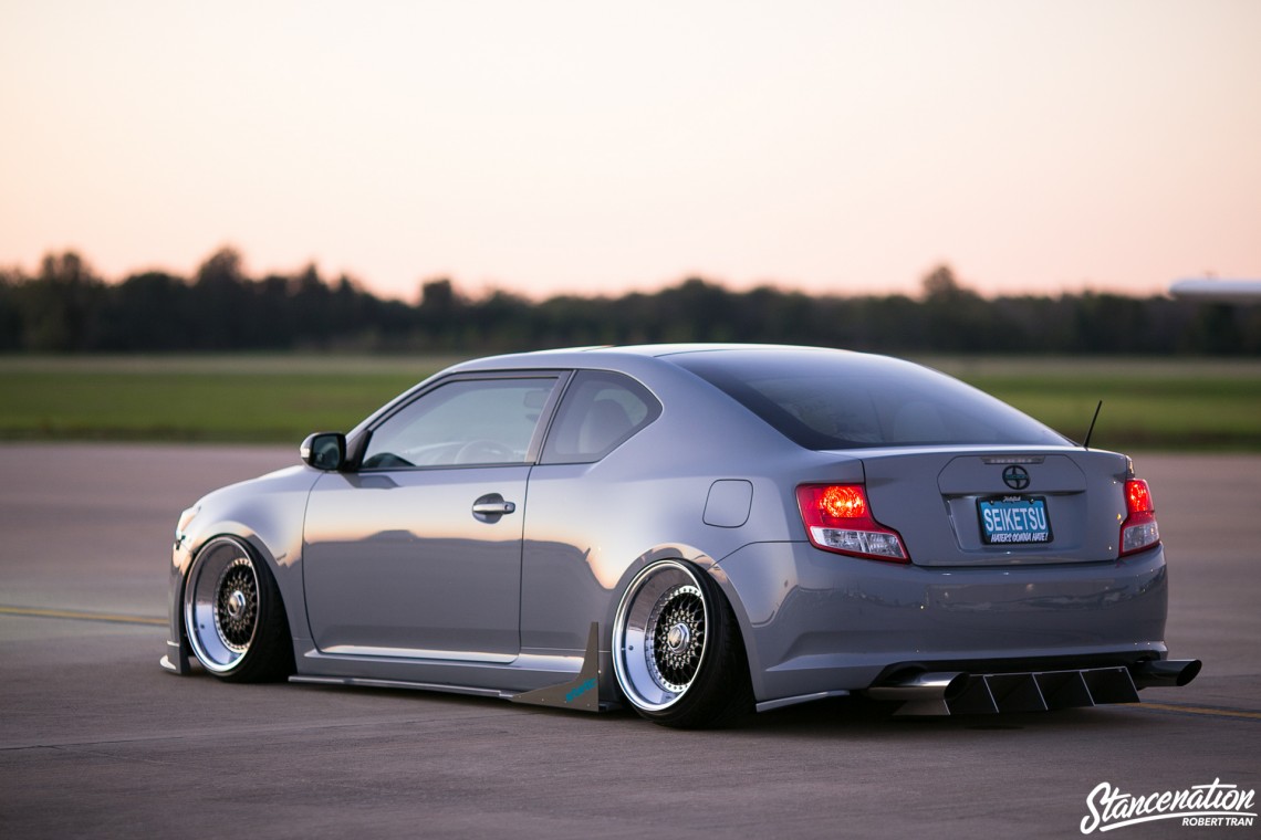 Slammed Scion tC-20